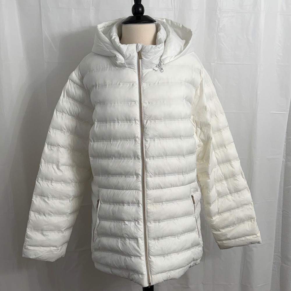 Women's Plus Size Packable Hooded Puffer Jacket